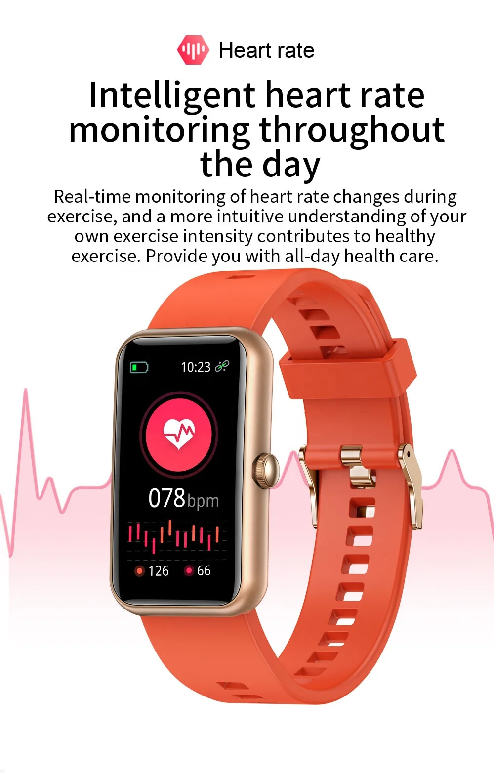 Fitness Tracker Heart Rate Monitor Touch Screen wholesale Smart Watch X28