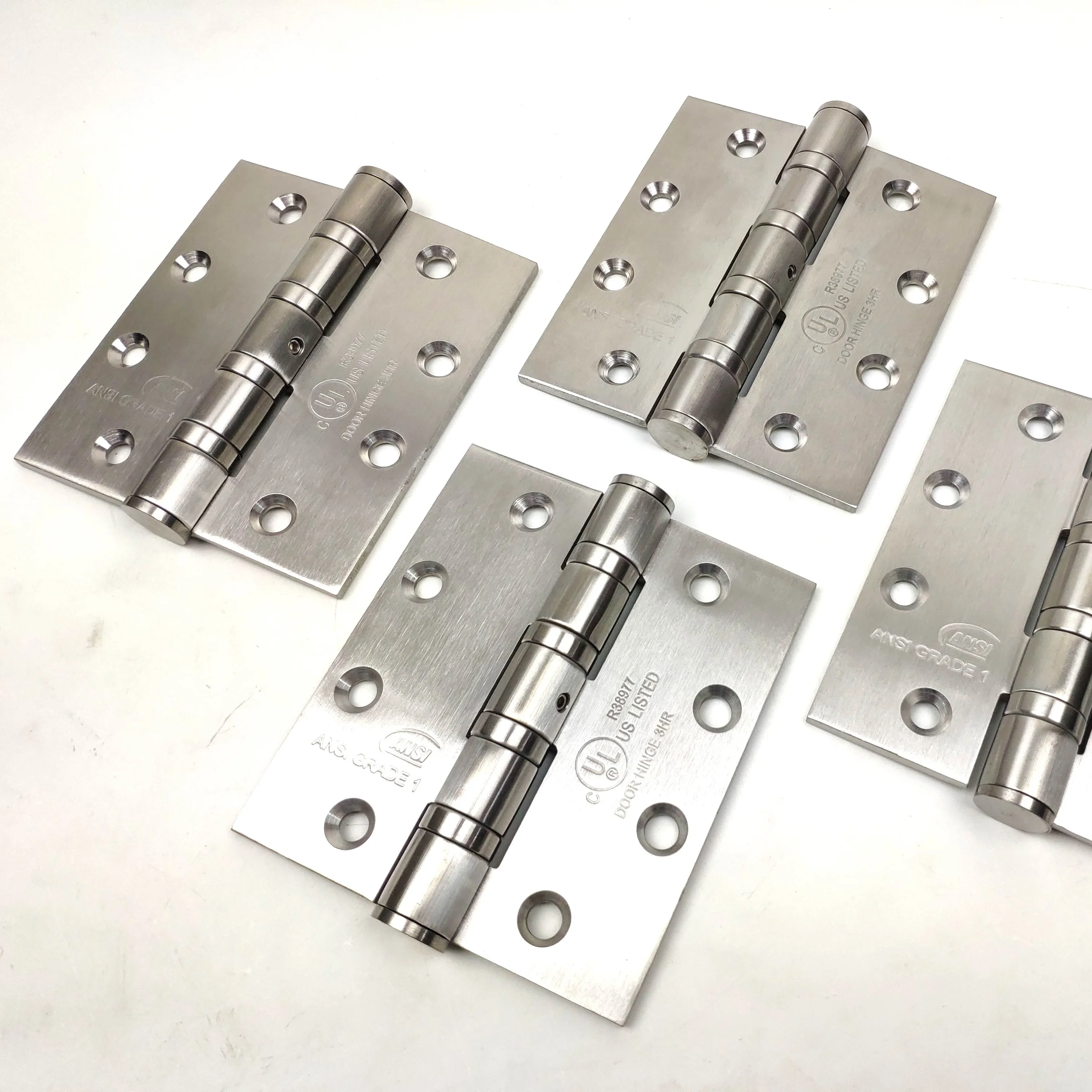 ANSI Grade1Ball bearing butt Hinge Stainless steel 304 Fire rated heavy duty door hinge for wooden metal aluminum door