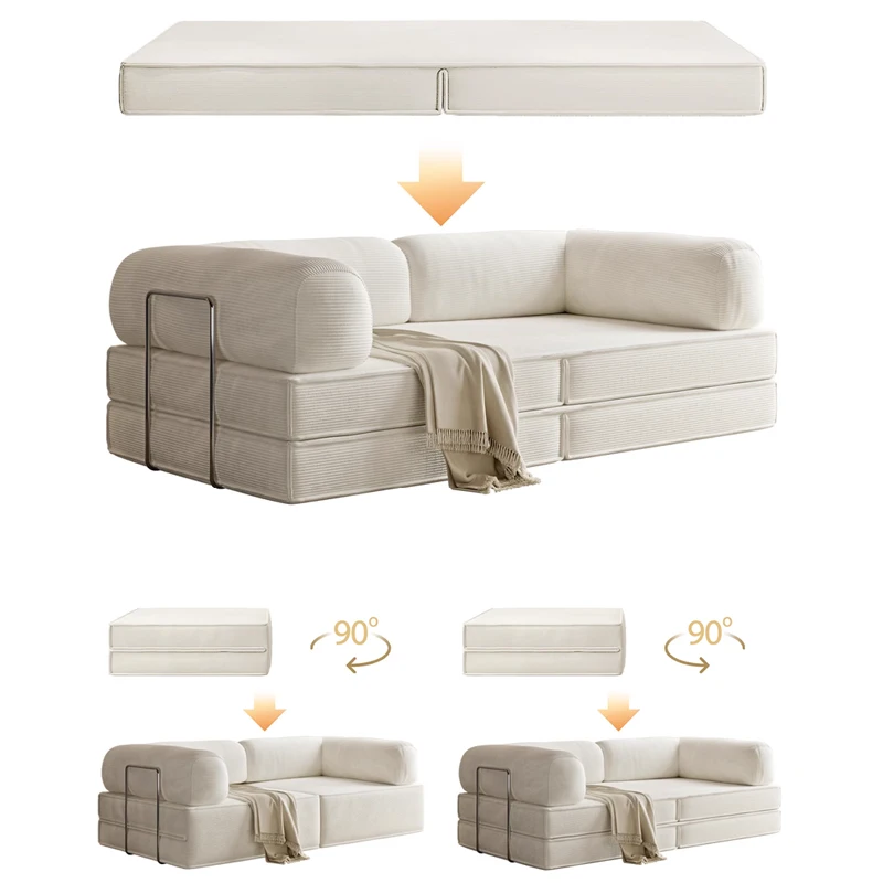 Wholesale Compression Multi-Seater Sofa High Loading Modular sectional sofa Living Room Vacuum Compressed fabric sofa Set