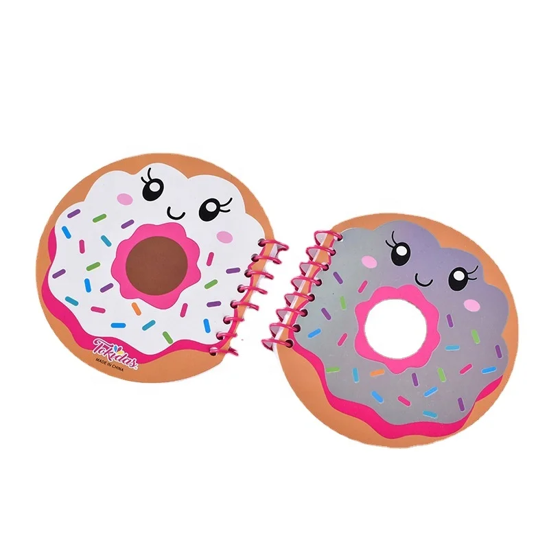 Custom cartoon pattern enterprise logo coil this profiled coil this PVC cover job notebook wholesale