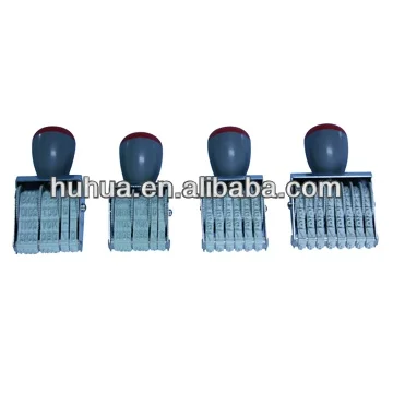 5mm Rubber Date Stamp Office Adjustable Metal Date Stamp