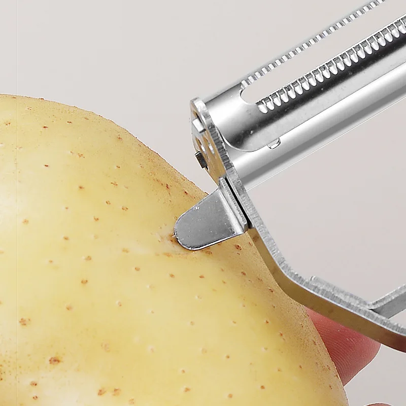 Stainless Steel Vegetable Fruit Peeler Scraper Alloy Potato Carrot Peeler Silcer Kitchen Cooking Tools Accessories Skin Scraper
