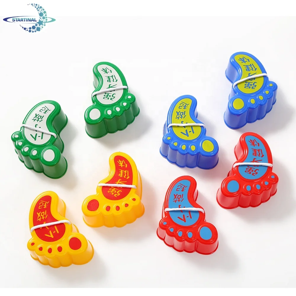 Outdoor children balance training plastic stilts toys walking set for Kids