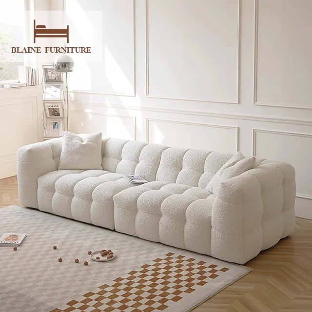 Modern Simplicity Cloud Couch Living Room Furniture Hotel Luxury Indoor Combination Sofa Set Modular Fabric Home Corner Sofa