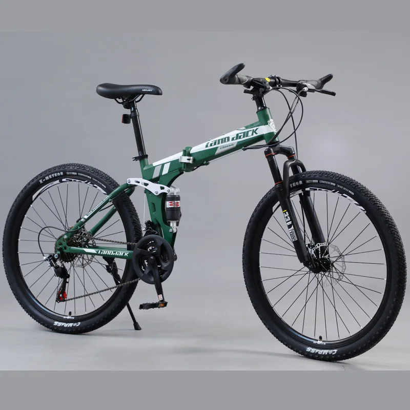 Mountain bike 26 inch variable speed folding shock-absorbing bike bicycle disc brake student mountain bike