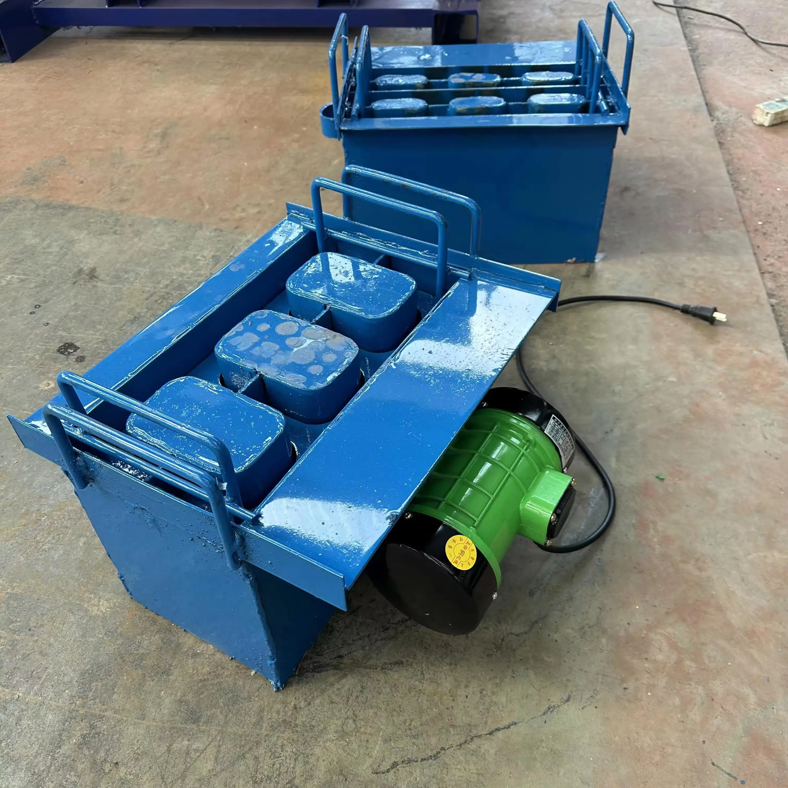 Electric paver press laying moulding brick mold price Small mini hollow cement concrete block making machine