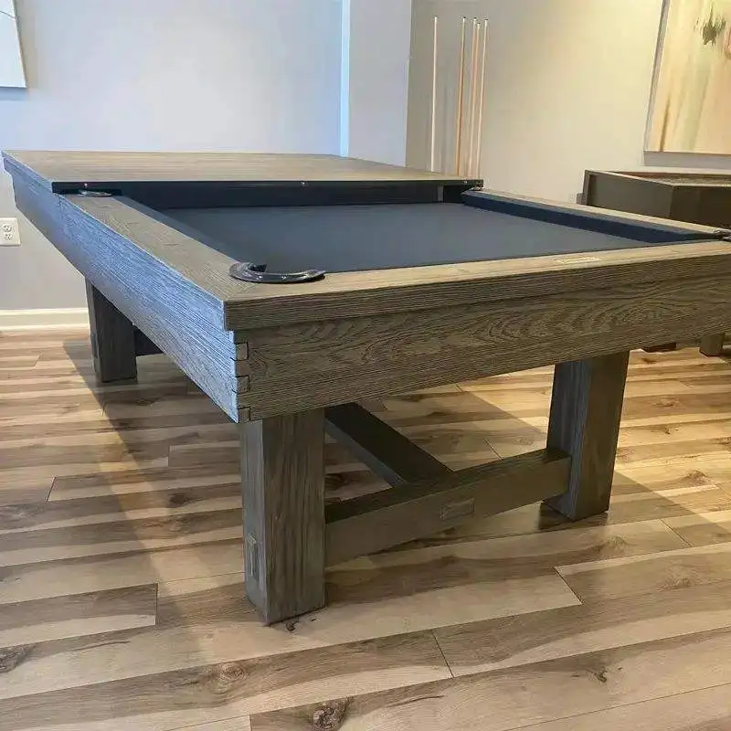 Weboo High End Custom Furniture Multi Function Furniture Pool Table 4 In 1 Multi Game Pool Billiard Table Pool Dining Table 7ft