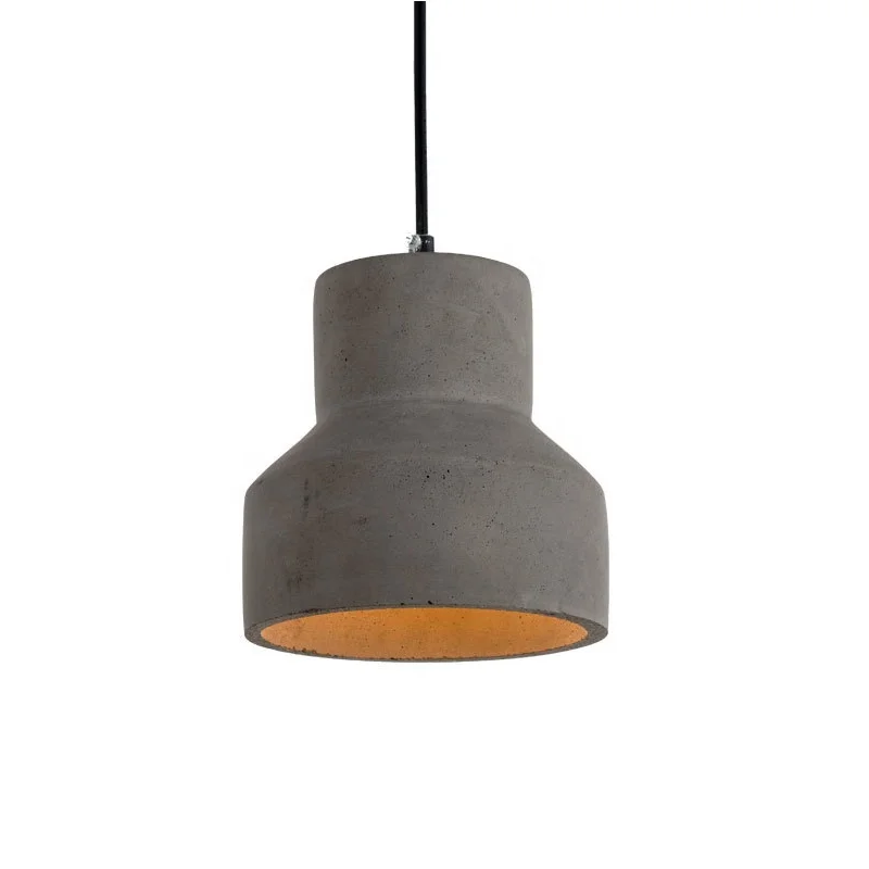 Nordic Minimalist Retro Cement Pendant Light E27 socket Industrial Loft Hanging Concrete Lamp for dining