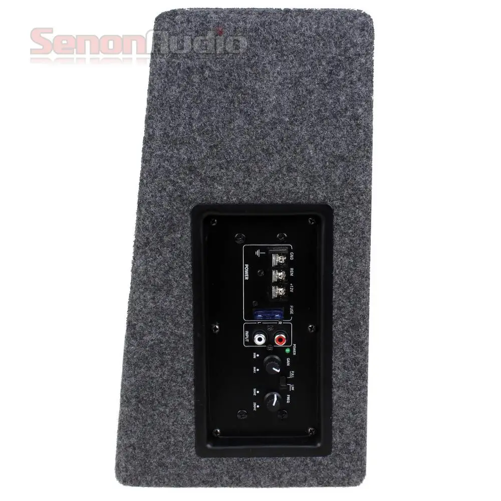 Custom 10 inch Power Amplifier Trapezoid Truck Subwoofer Box 12 inch Subwoofers in Box with amp Custom Made  subwoofer boxes