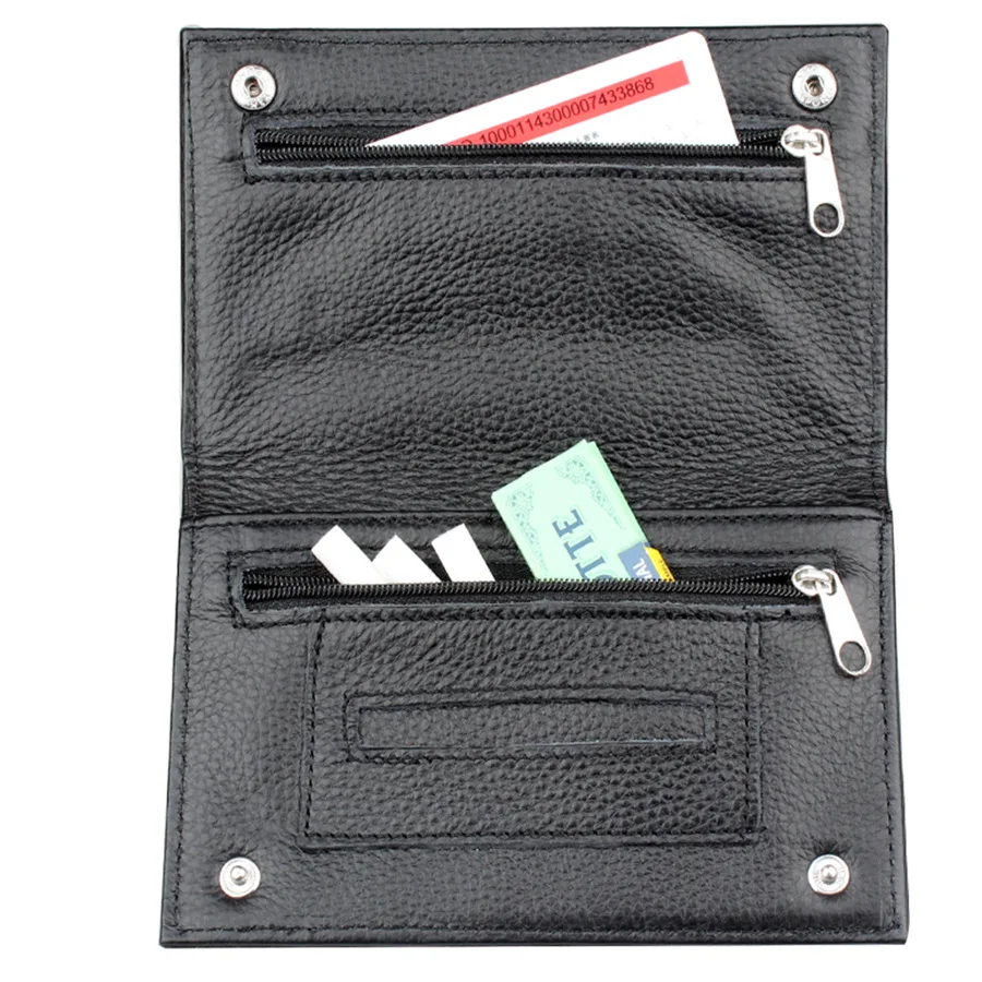 Crocodile Leather Smoking Accessories Tobacco Pipe Case Cigarette Bag Pouch Wallet