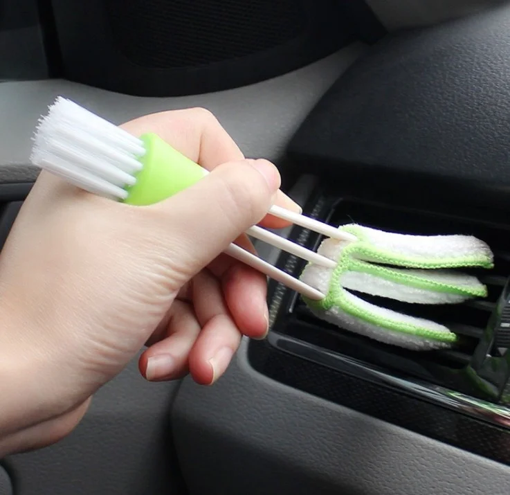 Amazon Car Air Conditioning Dashboard Double Headed Cleaning Brush ashboard Conditioning Double Headed Cleaning Brush
