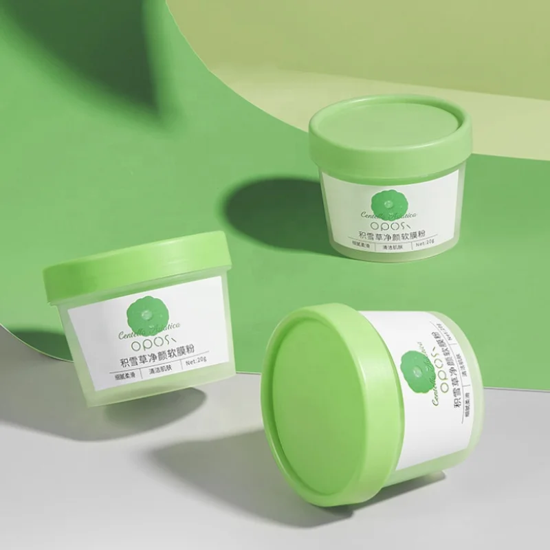 20g*3pcs Centella Mask Powder Acne Removing Black Head Cleaning Pore Oil Control Facial Jelly Mask Powder