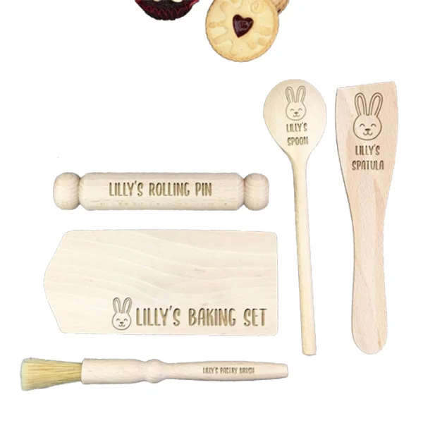 gift items for kids birthday wood utensils kitchen food diy mini toys food kids cooking & baking set