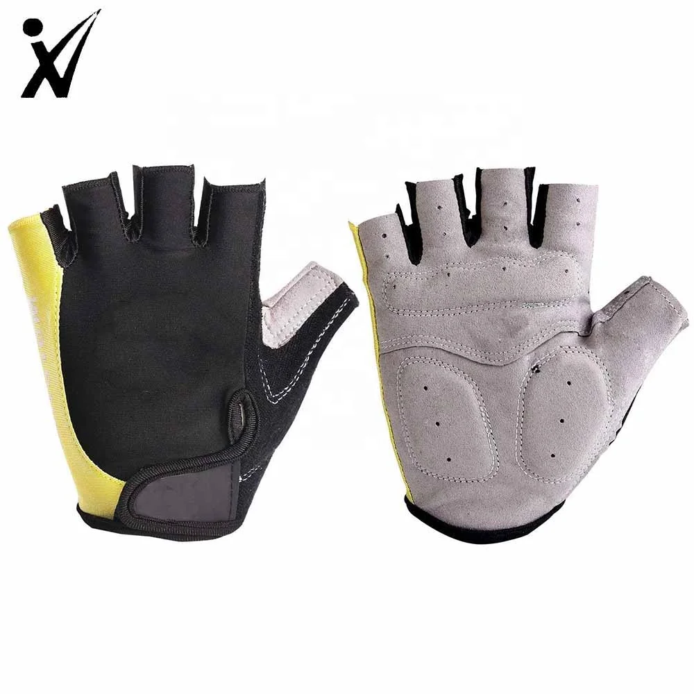 Wholesale  Outdoor Half Finger Bike Gloves Breathable Adjustable Cycling Gloves Lightweight Mountain Bike Gloves