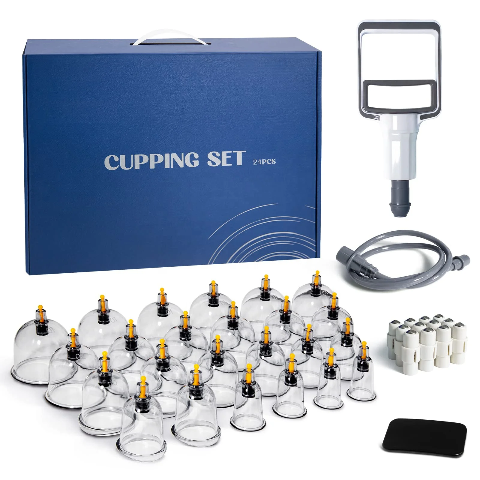 AH 2024 Hot Product DropShipping 24PCS Cupping Therapy Set Hijama Cupping Set of Traditional Chinese Medicine For Cupping