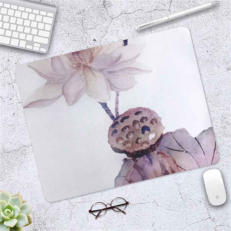 Small Office Gaming Computer Mouse Pad with Stitched Edges Mouse and Keyboard Pad