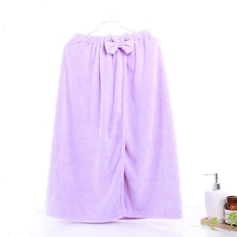 Bath Dress Towel Microfiber Soft Bath Dress Quick Dry Absorbent Thicker Wearable Bath Dress Towel