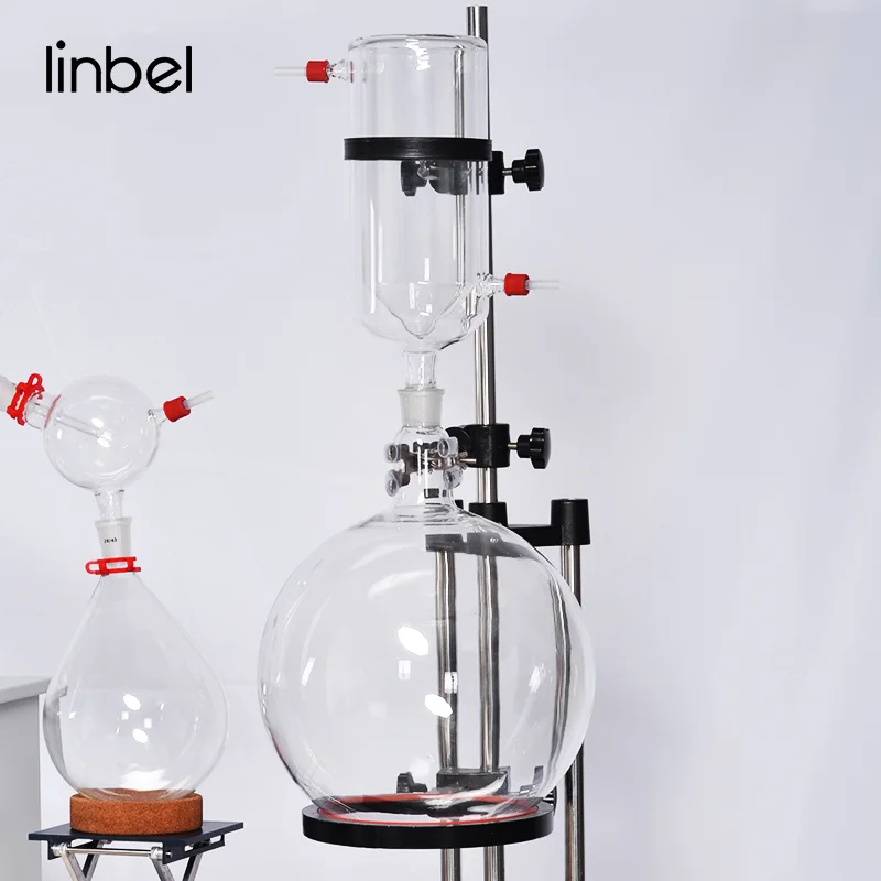 Short Path Distillation Fractional Distillation Unit With Cold Trap Condenser