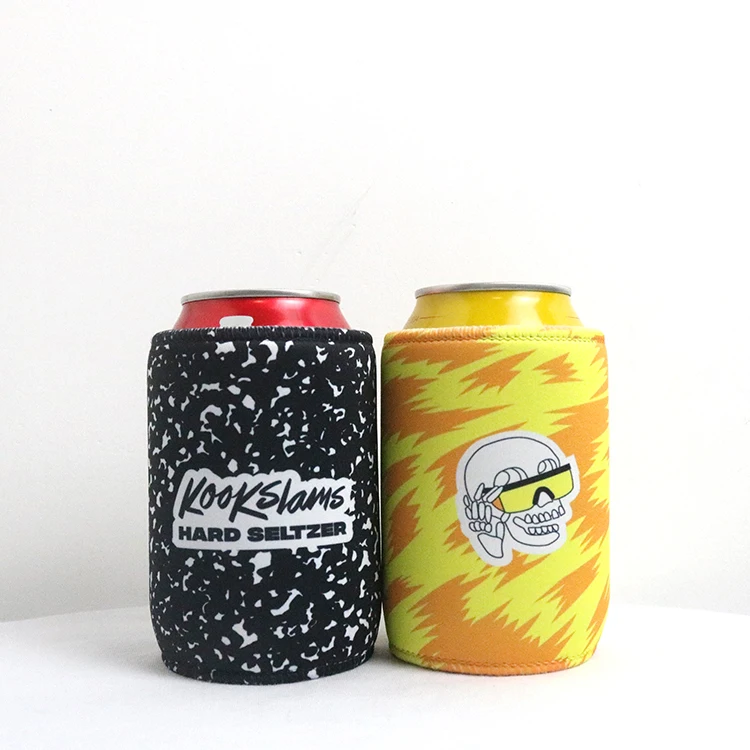 Neoprene Sleeve 330ml 12oz Logo Travel Beach Stubby Stubbie White Cooler Holder Sublimation Skinny Can Cooler