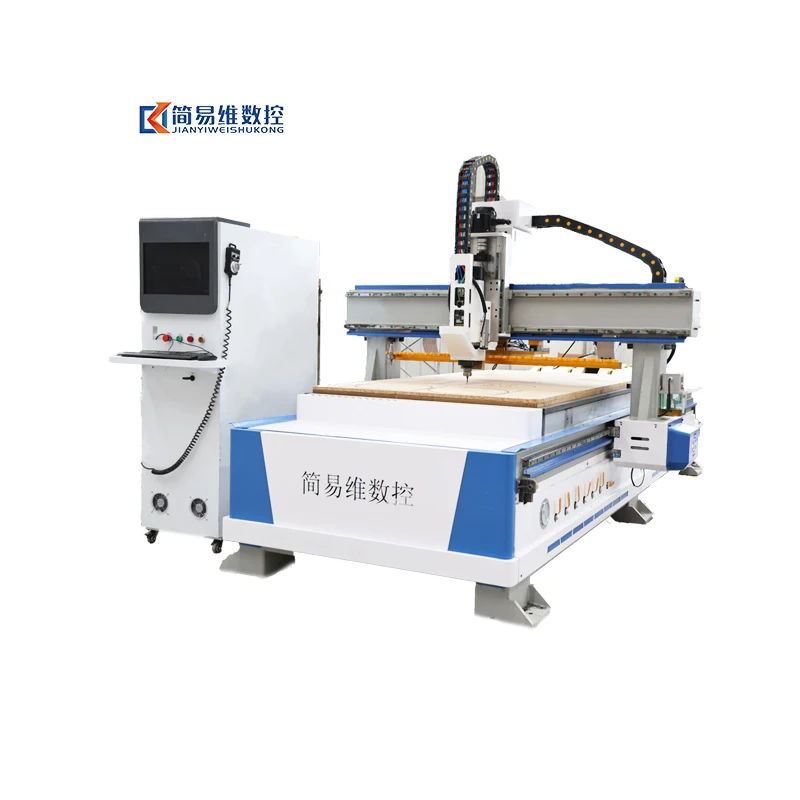 JYW-F16-1328 High-Speed Single Spindle CNC Wood Router Servo Motor Automatic Vacuum Table Surface Wood Processing New