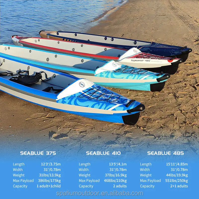 Spatium new kayak US/Ru/Eu/Au warehouse Fast delivery inflatable 2-person kayak for sale