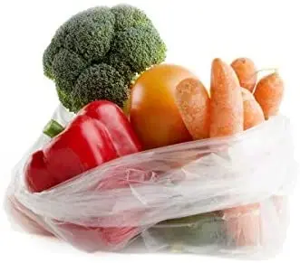 Packing in Vegetable and Fruits Storage Packaging Food Plastic Bag Roll Supermarket Produce Bags On Roll for Food Industry