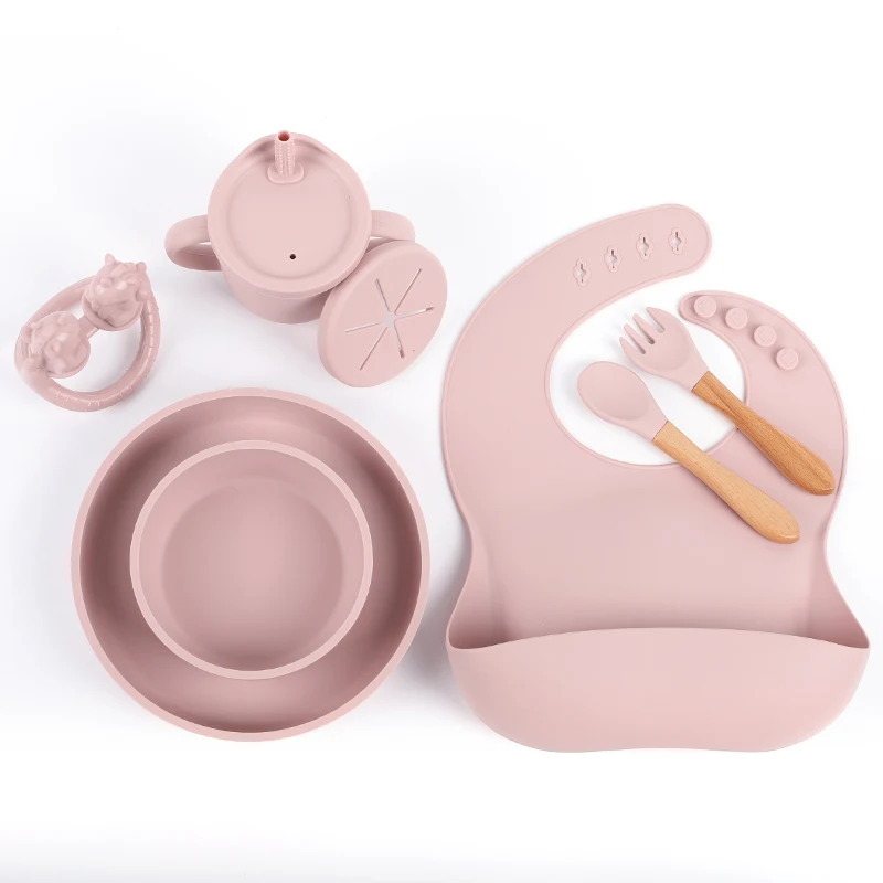 Sourcing Manufacturer wholesale baby suction plate baby feeding training silicone plate BPA free baby kids silicone plate sets