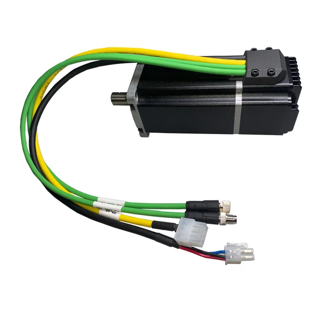 NIMOTION 400W 3000rpm high speed Permanent magnet synchronous brushless 48VDCEtherCAT integrated servo motor