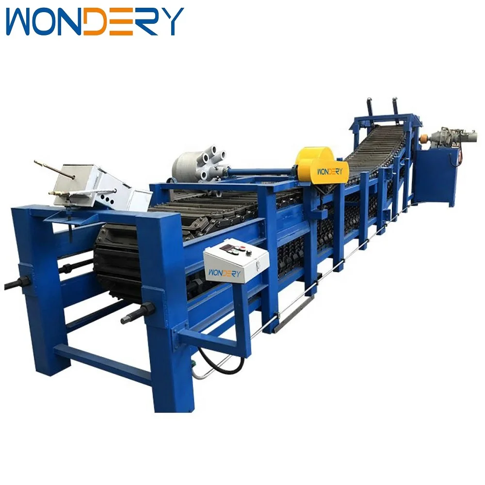 WONDERY China Manufacturer Automatic Ingot Conveyor Continuous Production Line Casting Machine For Copper Aluminum Ingot