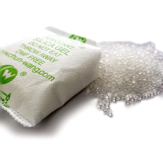 
500g Silica gel desiccant packed in SMS fabric bag 