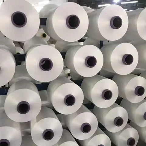 Polyester dty Yarn KG Price Dyed HIM 150d48f Textured polyester Filament Yarn flick for Knitting