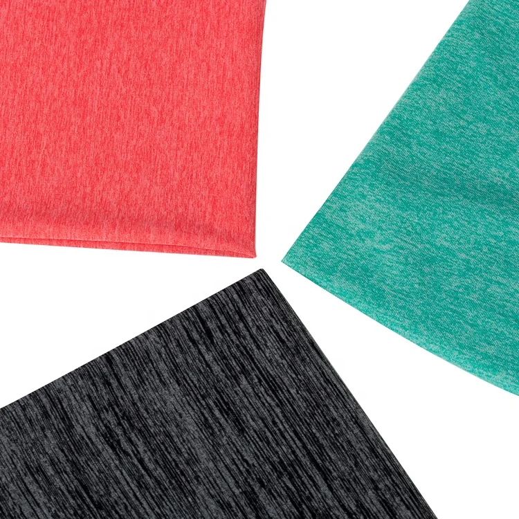  45%Nylon 45%Polyester 10%Spandex Knitted Fabric Cool Touch Double Color Single Jersey For Sports And Yoga Suits