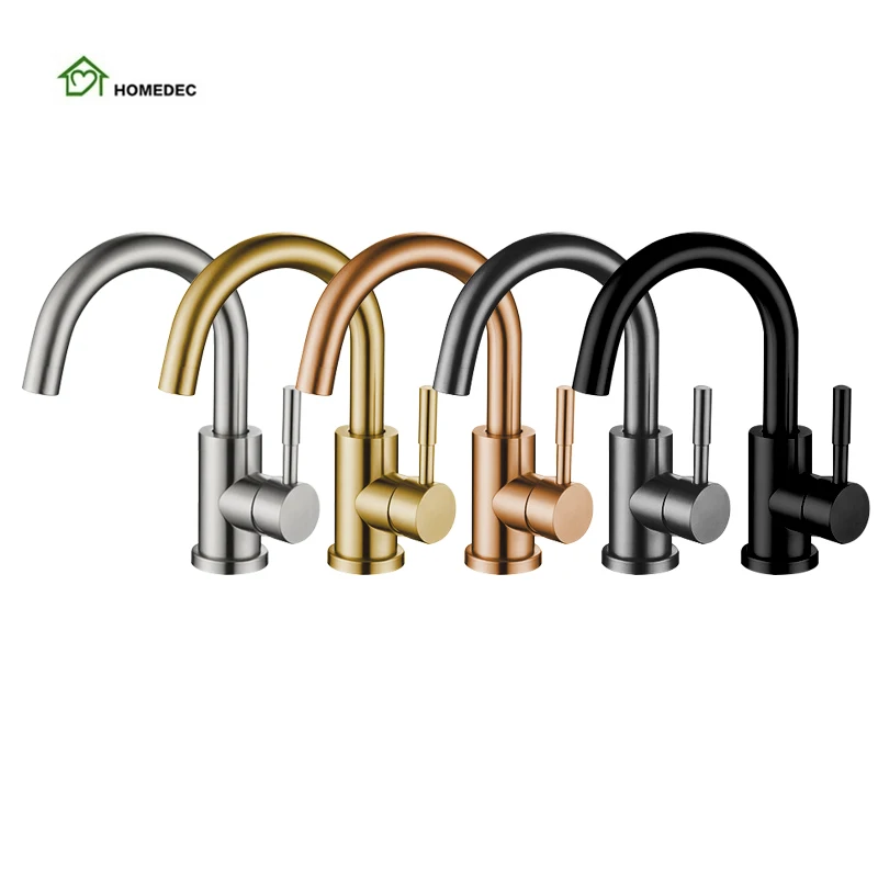 Stainless Steel Water Saving UPC Lavatory Cold and Hot Basin Faucet Mixer Bathroom Water Taps