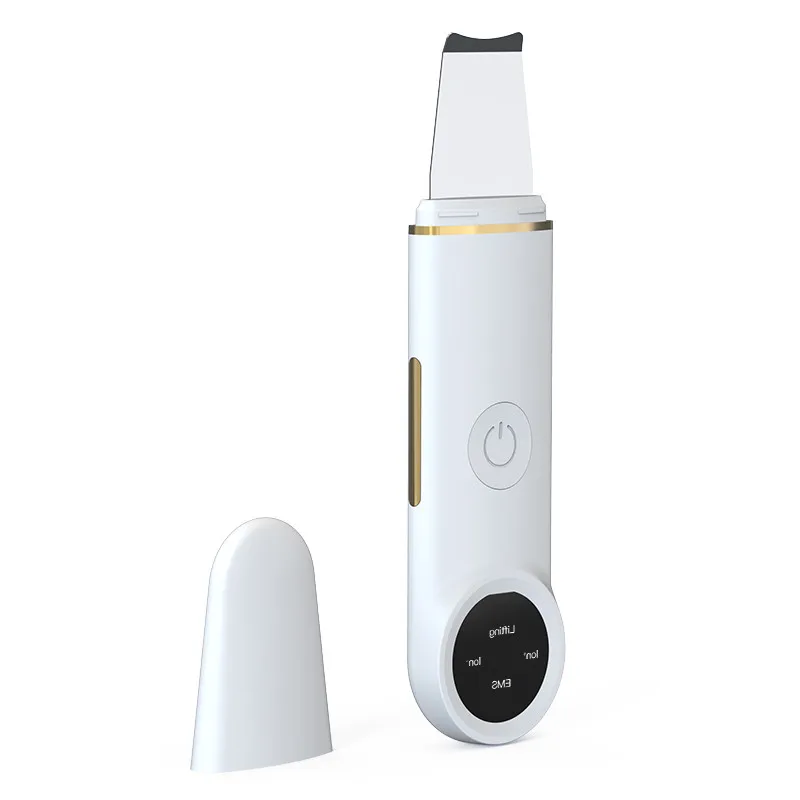 Electric Facial Dead Skin Sonic Cleaning Portable Ion Ultrasound Facial Spatula Face Peeling Cleaner Ultrasonic Skin Scrubber