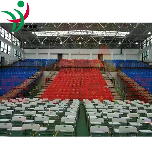 Telescopic Electric Grandstand Stadium Basketball Bleacher Retractable Seating