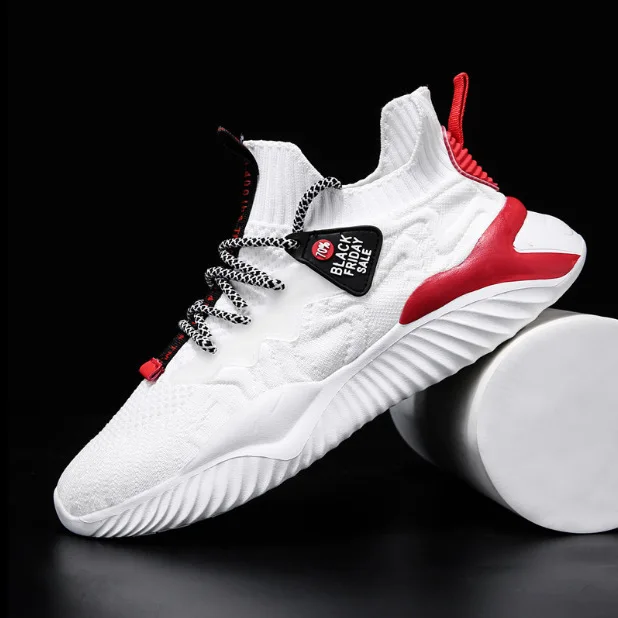 free shipping black stylish sneaker outer soles sports casual joggers flat stylish track  for men shoes sneakers