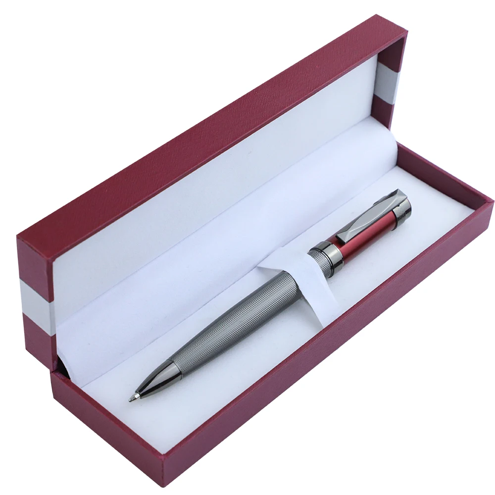 Wholesale Hot Selling Carved Durable Good Quality Gun Metal Ball Pen Customized for Business