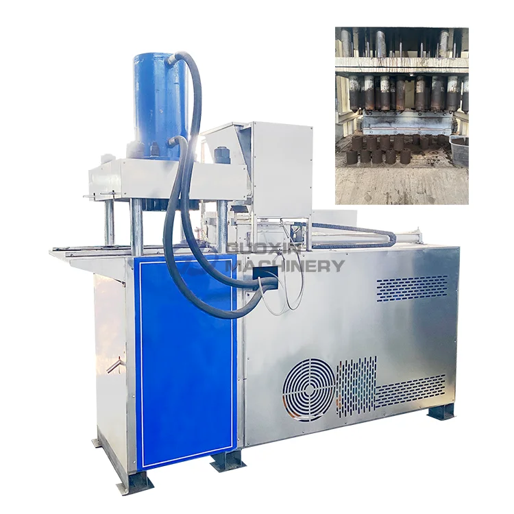 2024 new water smoke charcoal making machine shisha hydraulic charcoal production line