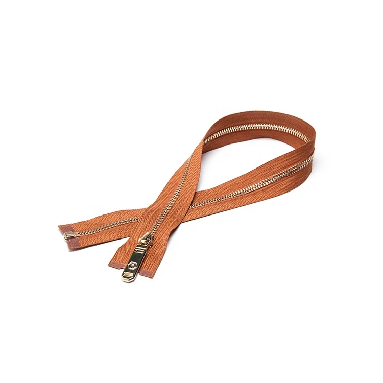 Factory Wholesale Customized New Fashion Factory Wholesale 3# Shiny Teeth Metal Zipper For Bags Jeans Pants Hats Shoes