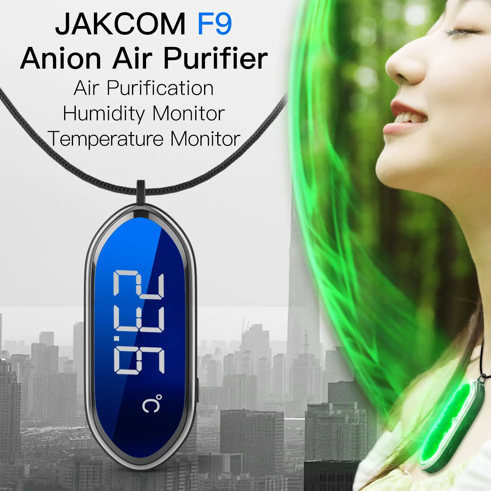 JAKCOM F9 Necklace Anion Air Purifier of Bracelets like oil atomizer product full ceramic tank vaporizer