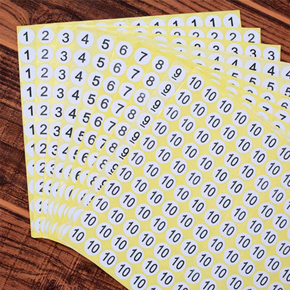 high quality multi color circle dot label self adhesive sticker paper label