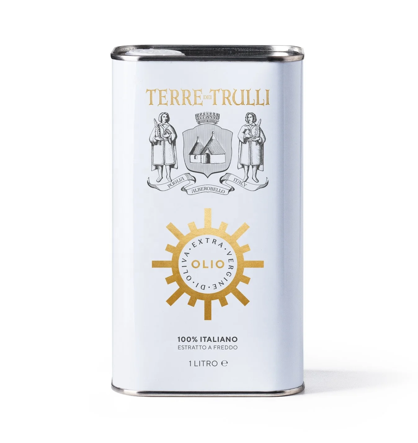 Premium Italian Quality Extra Virgin Olive Oil 1l Can - Mediterranean diet, edible EVO OIL