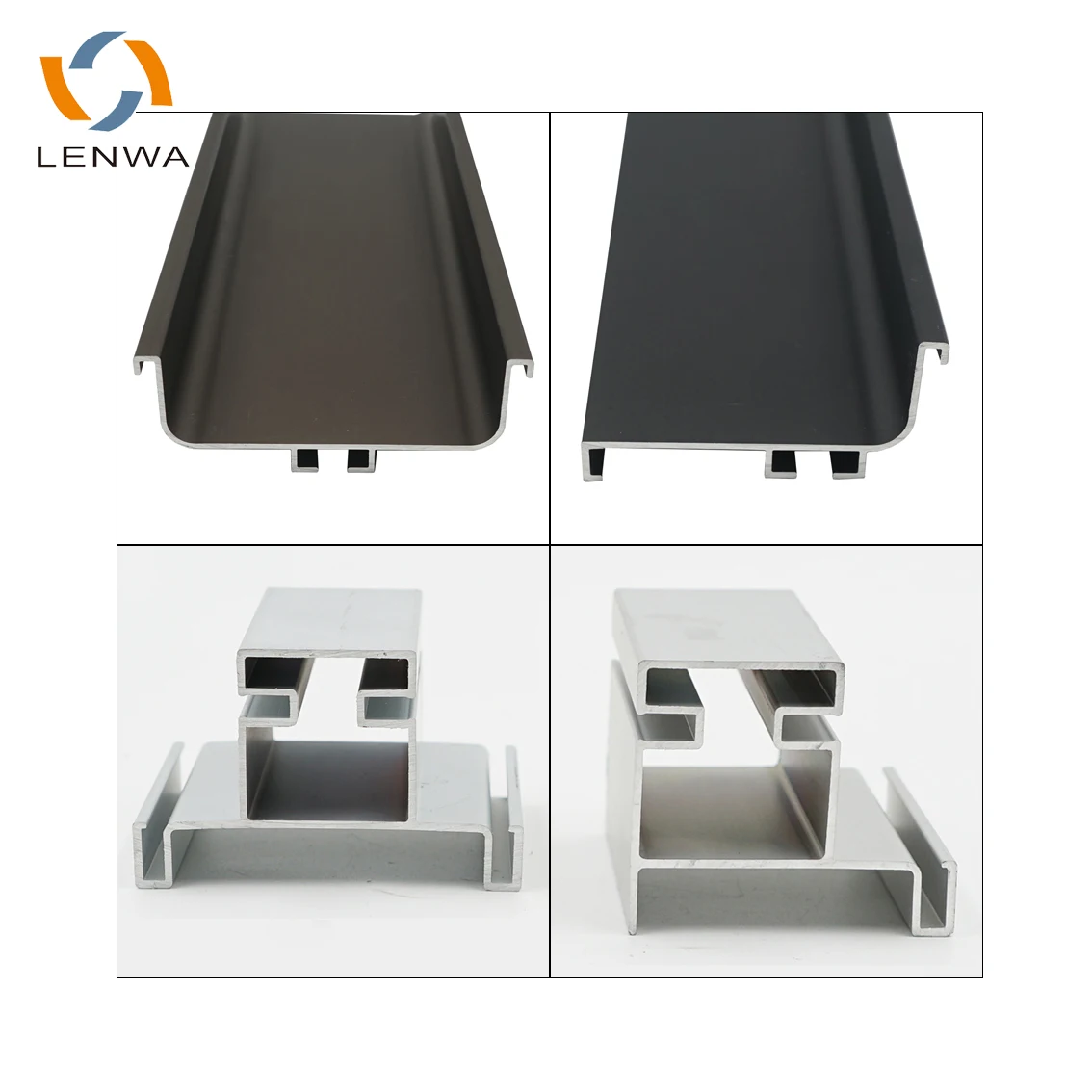 LENWA Aluminum Extrusion Factory Channel Gola Profile C Wall Unit Gola Profile for Kitchen Base Cabinet