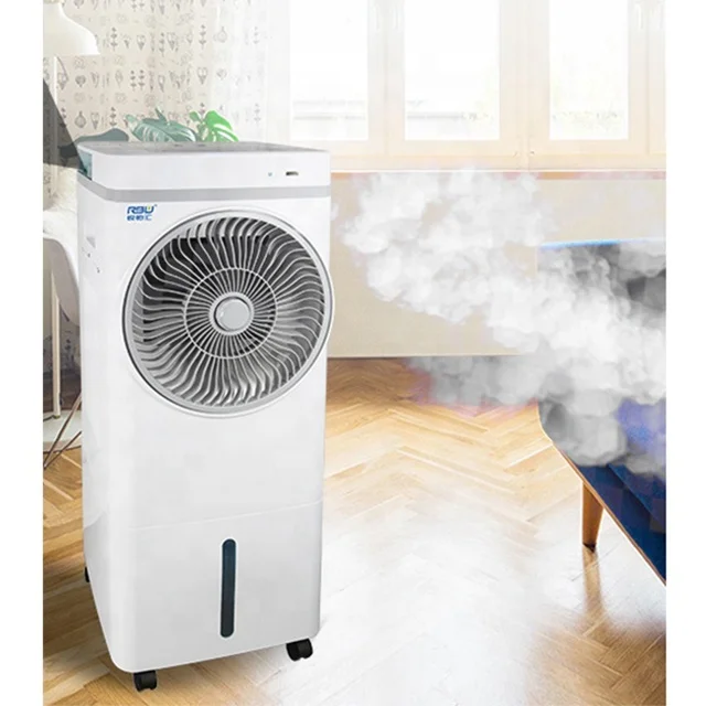 Home appliance factory price mist spray function portable air conditioner evaporative water air cooler