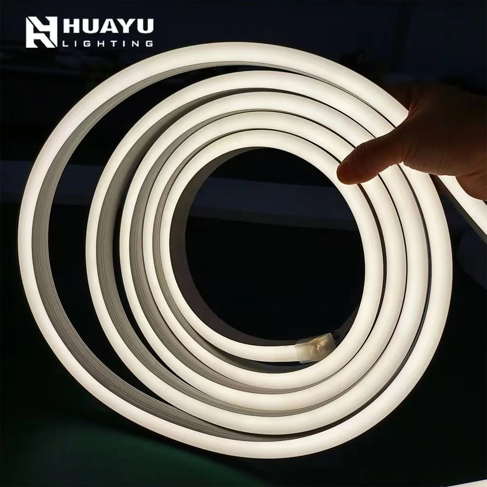 DMX512 rgb 1220 silicone led light neon outdoor IP67 3OzPCB led flex neon 12v 24vdc building bridge lighting engineering design