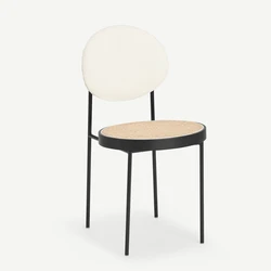 Rotan Meubels Scandinavian Mid Century Vintage Upholstered Design Chair Oak Wooden Dining Chair Cadeira