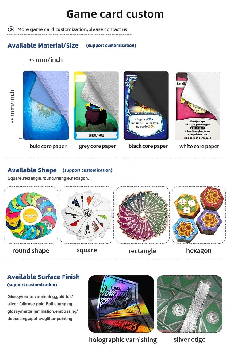 Senfutong OEM custom logo  board game playing games collection for suppliers and adults