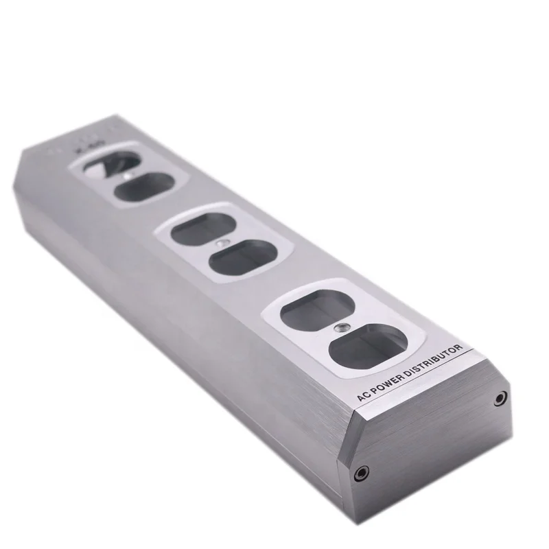 AC распределитель питания пустая коробка йиво xssh аудио X-40 X-60 Hi-Fi алюминиевый сплав DIY фильтр переменного тока 100-220 В США Power розетка оболочки