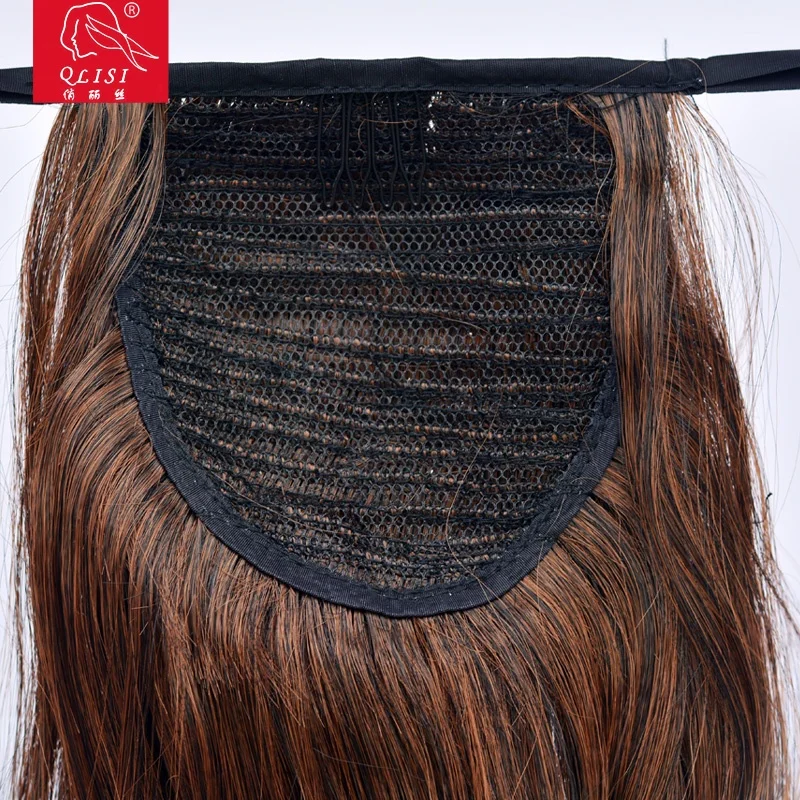 
Direct factory supply european hair extensions synthetic clip in drawstring ponytail 