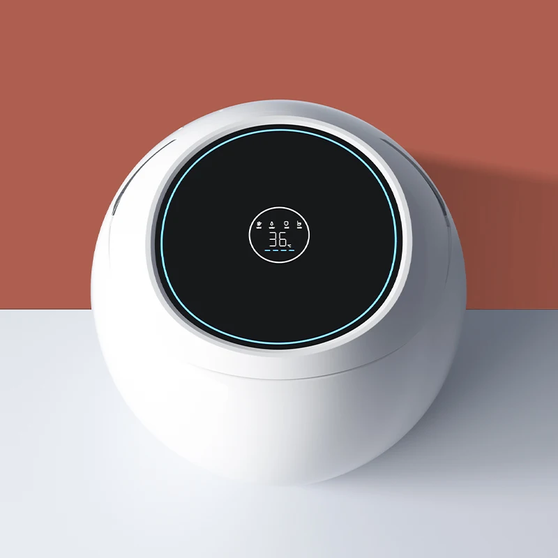 New egg-shaped intelligent color toilet no water pressure limit 110v auto flip lid big display instant hot water foot feel flush